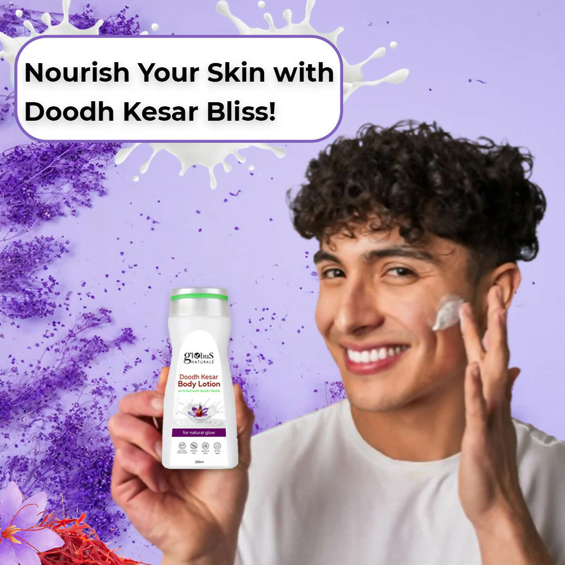 Globus Naturals Doodh Kesar Body Lotion - Image 8