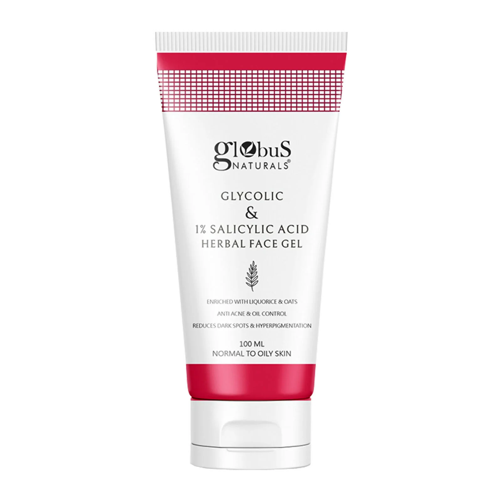 Globus Naturals Glycolic & 1% Salicylic Acid Herbal Anti Acne Face Gel