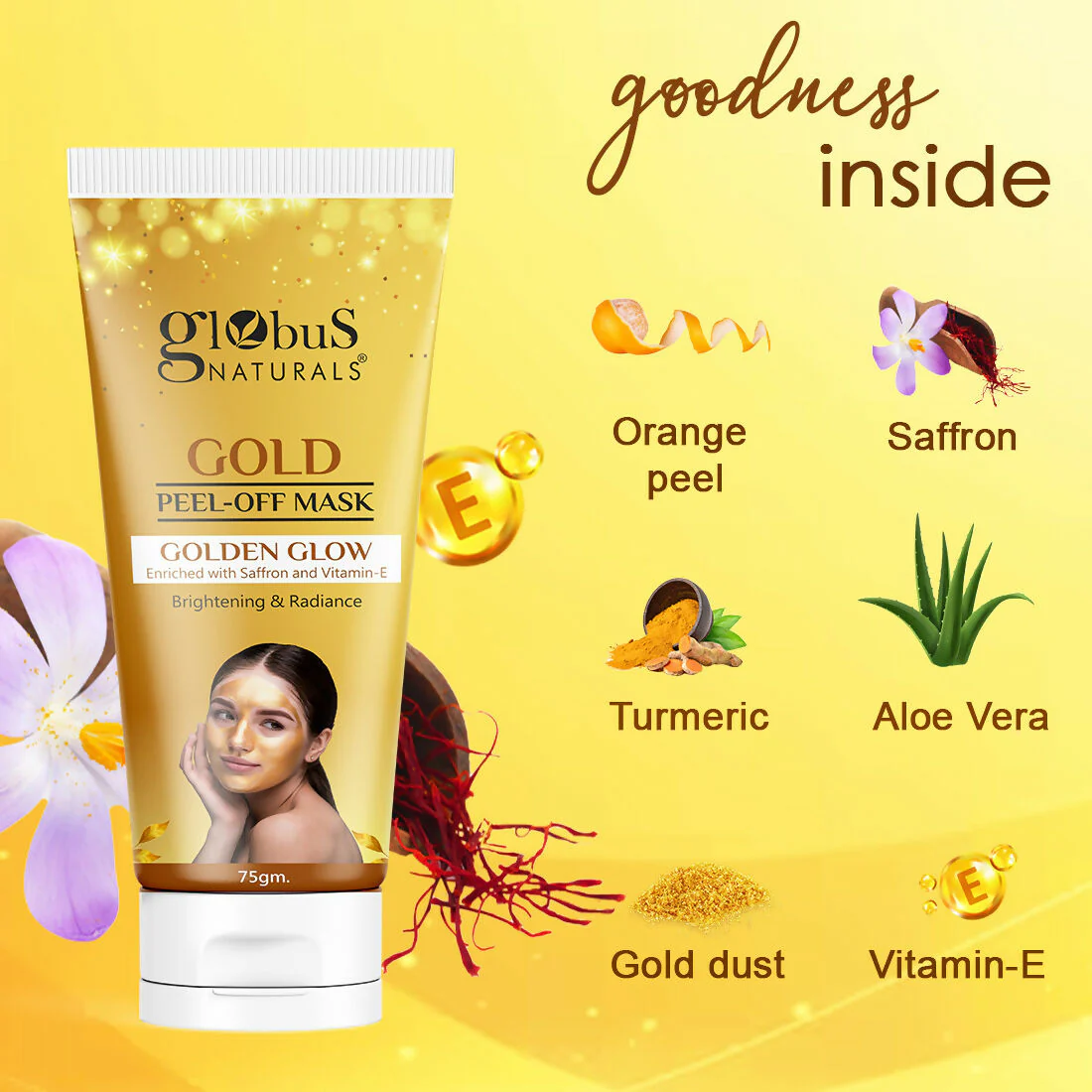 Globus Naturals Gold Peel Off Mask - Image 3