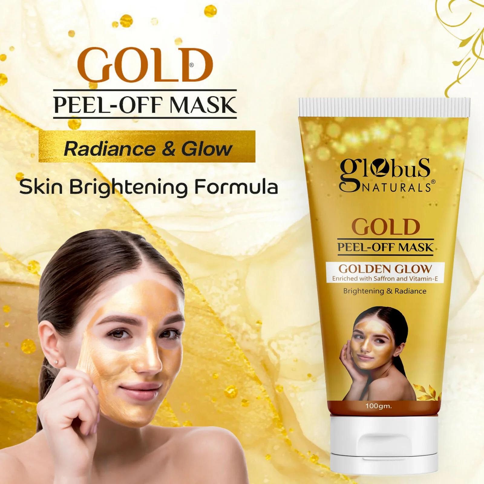 Globus Naturals Gold Peel Off Mask - Image 4