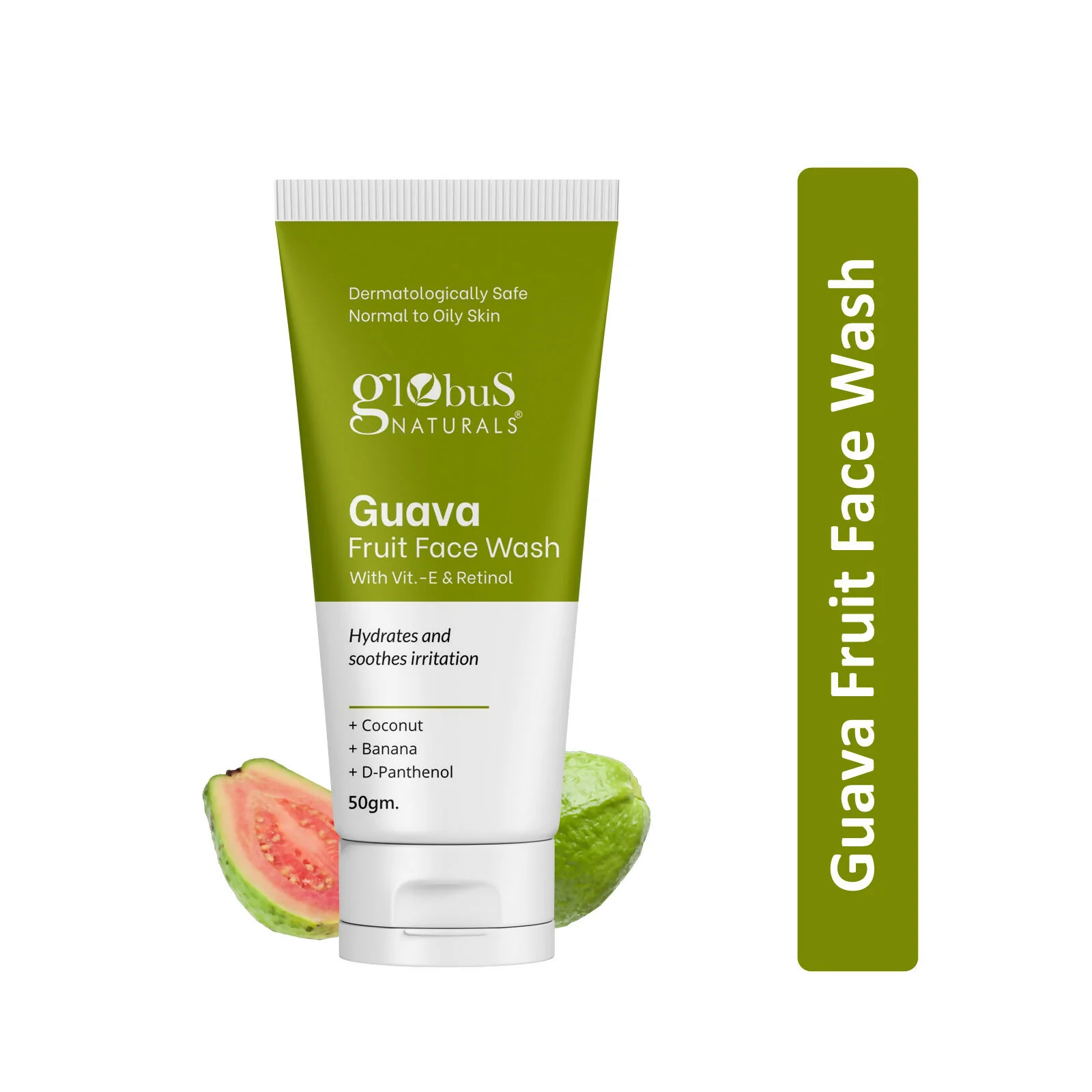 Globus Naturals Guava Fruit Face Wash with Vitamin E & Retinol - Image 8