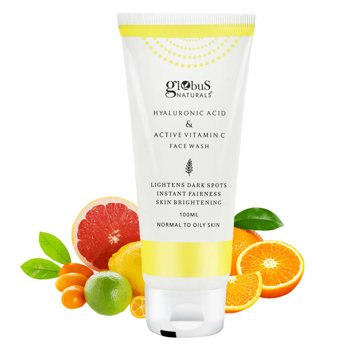 Globus Naturals Hyaluronic Acid & Vitamin C Face Wash - Image 2