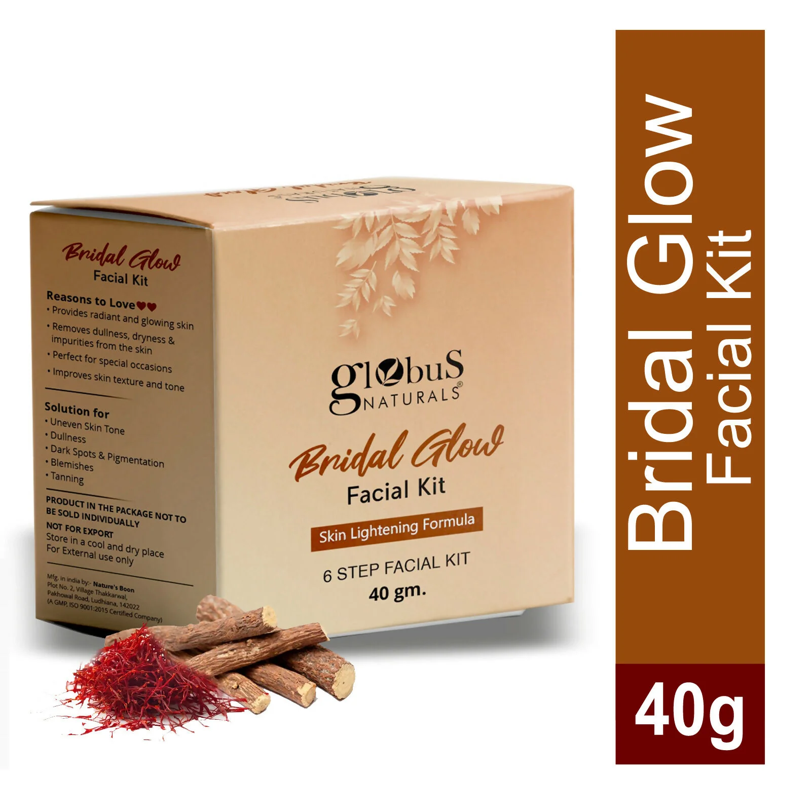 Globus Naturals Illuminating Bridal Glow 6 Step Facial Kit - Image 2