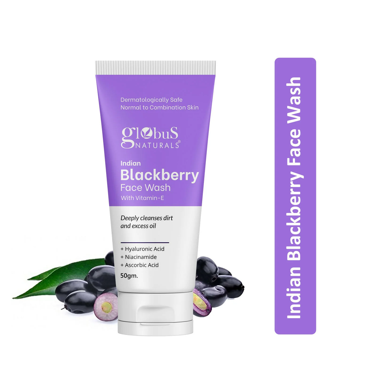 Globus Naturals Indian Blackberry Face Wash with Vitamin E - Image 2