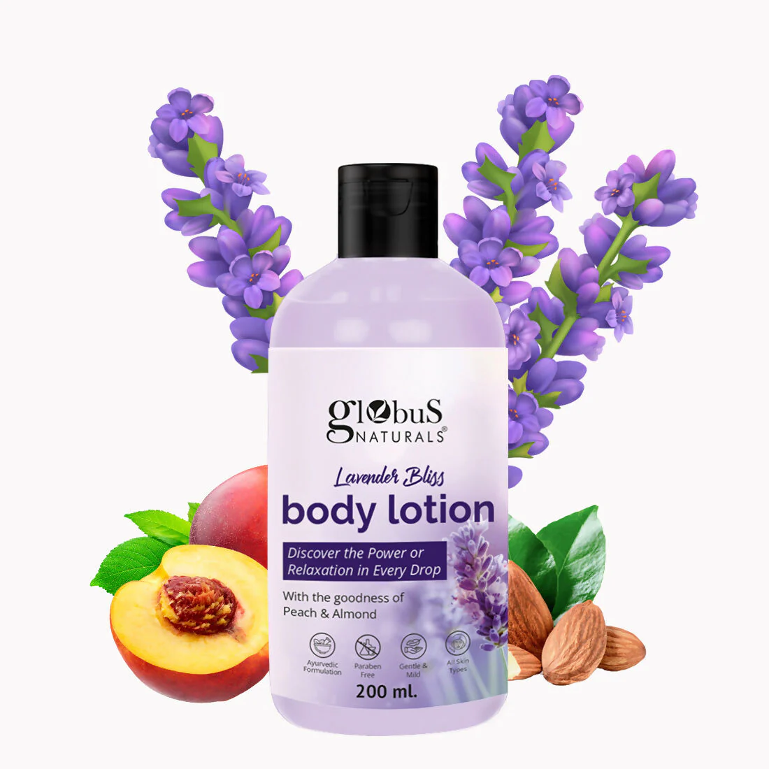 Globus Naturals Lavender Bliss Body Lotion - Image 4