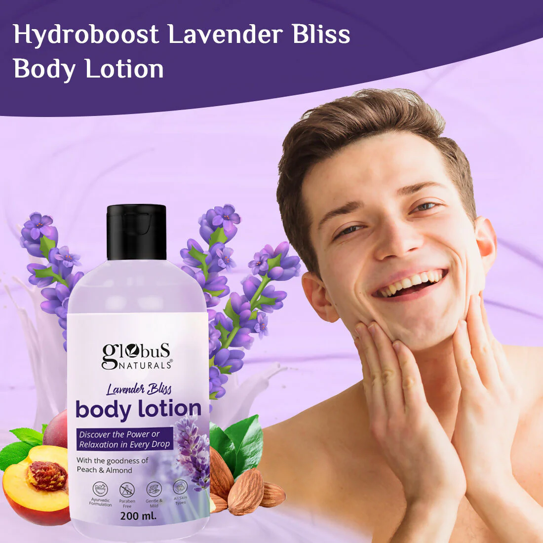 Globus Naturals Lavender Bliss Body Lotion - Image 8