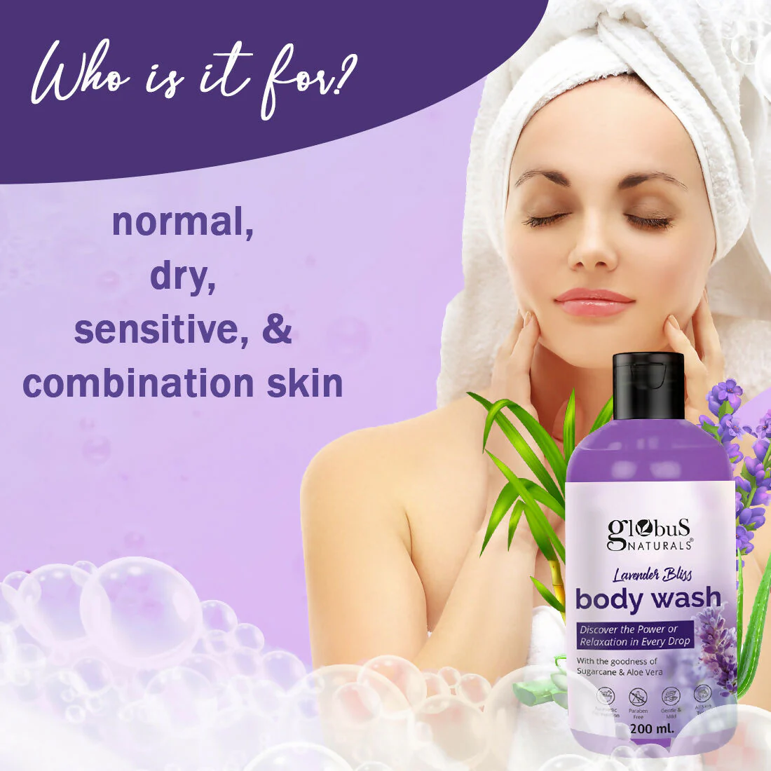 Globus Naturals Lavender Body Wash - Image 5