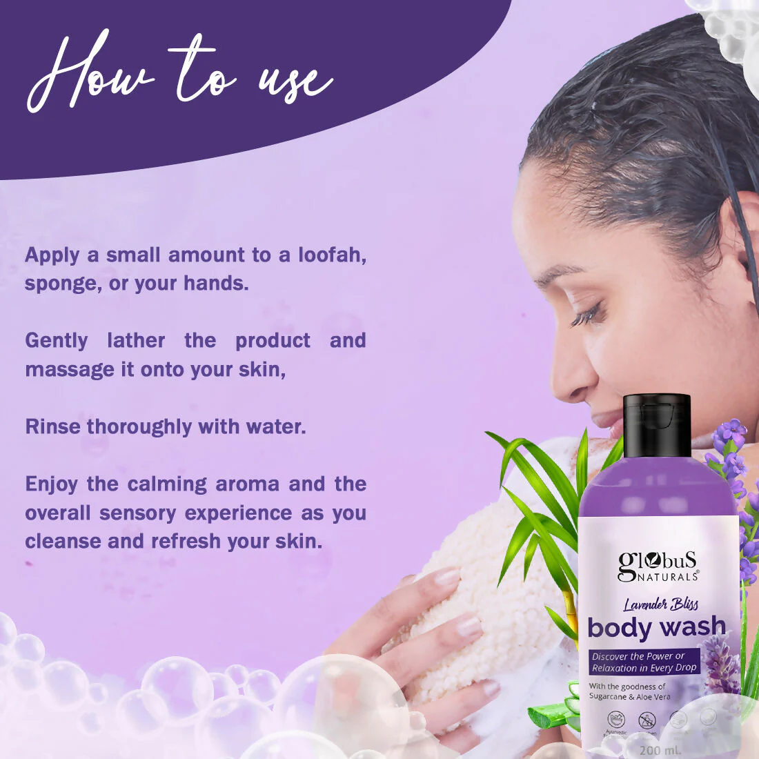 Globus Naturals Lavender Body Wash - Image 6