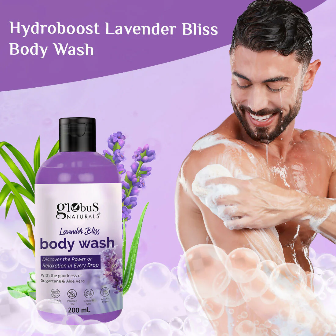 Globus Naturals Lavender Body Wash - Image 7