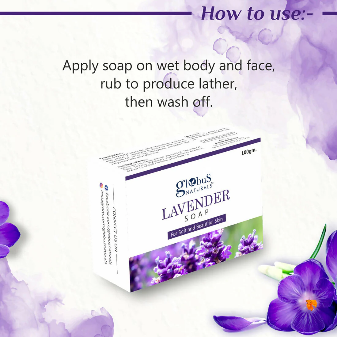 Globus Naturals Lavender Soap - Image 6