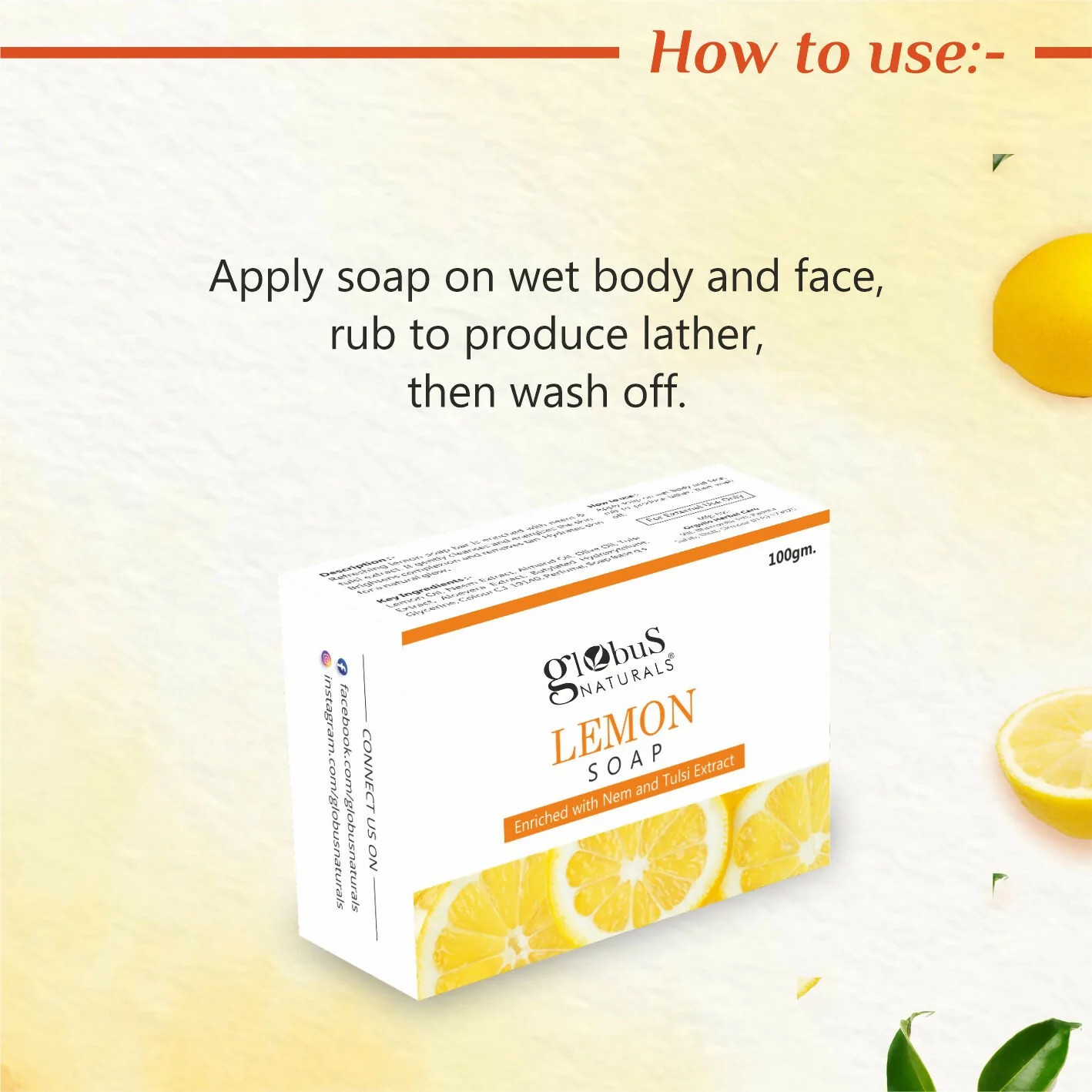 Globus Naturals Lemon Soap - Image 6