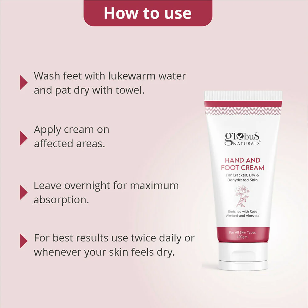 Globus Naturals Nourishing Hand & Foot Cream, On The Go Hydration - Image 7