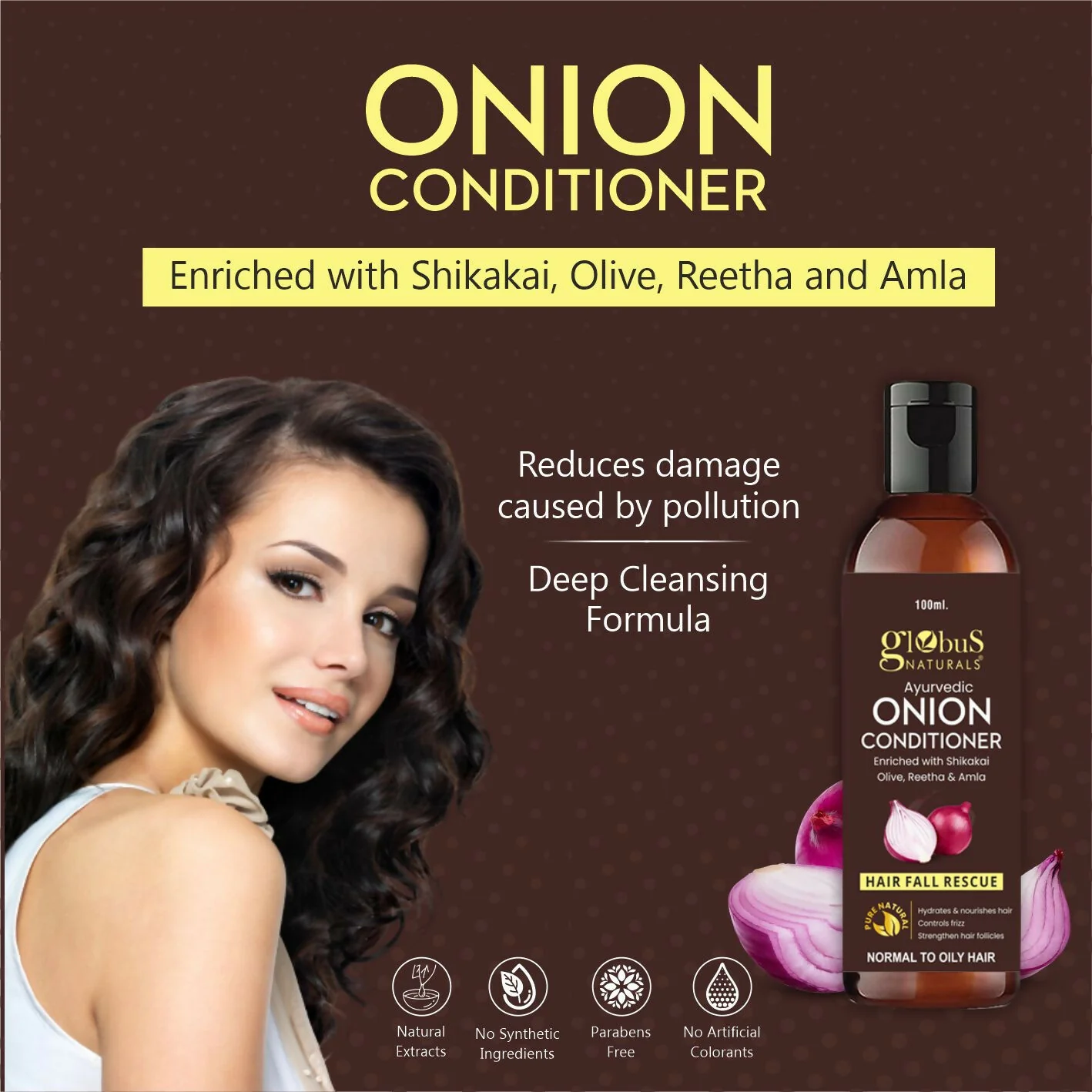 Globus Naturals Onion Conditioner AMBER - Image 3
