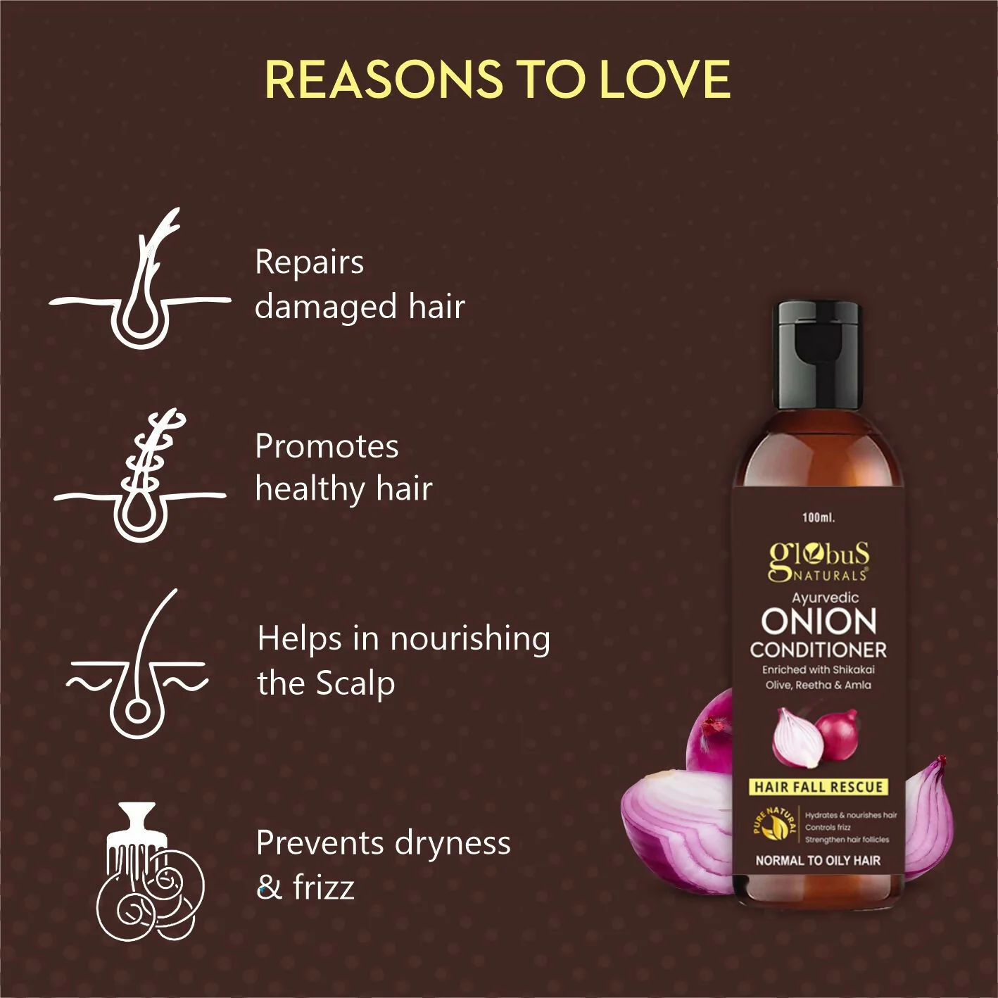 Globus Naturals Onion Conditioner AMBER - Image 5