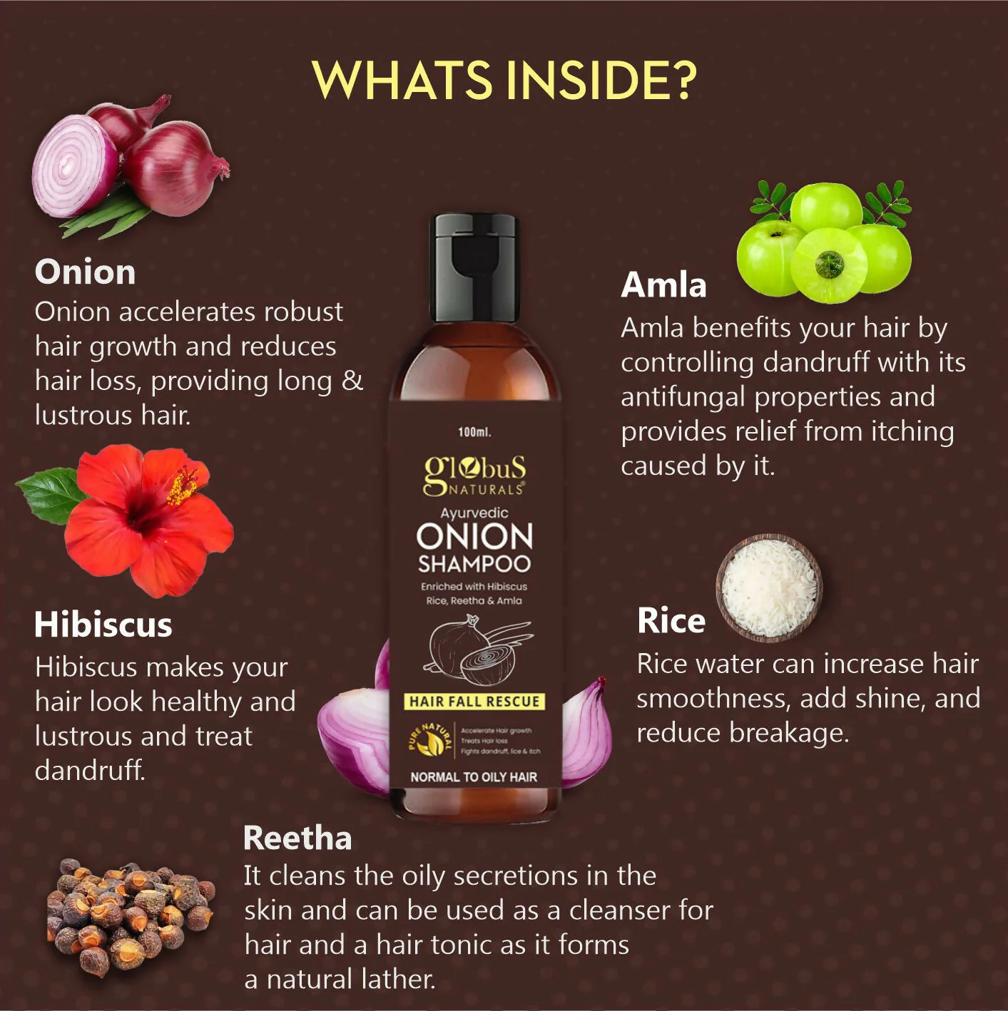 Globus Naturals Onion Shampoo - Image 5