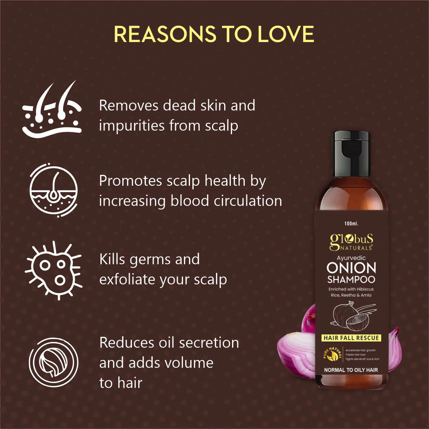 Globus Naturals Onion Shampoo - Image 6