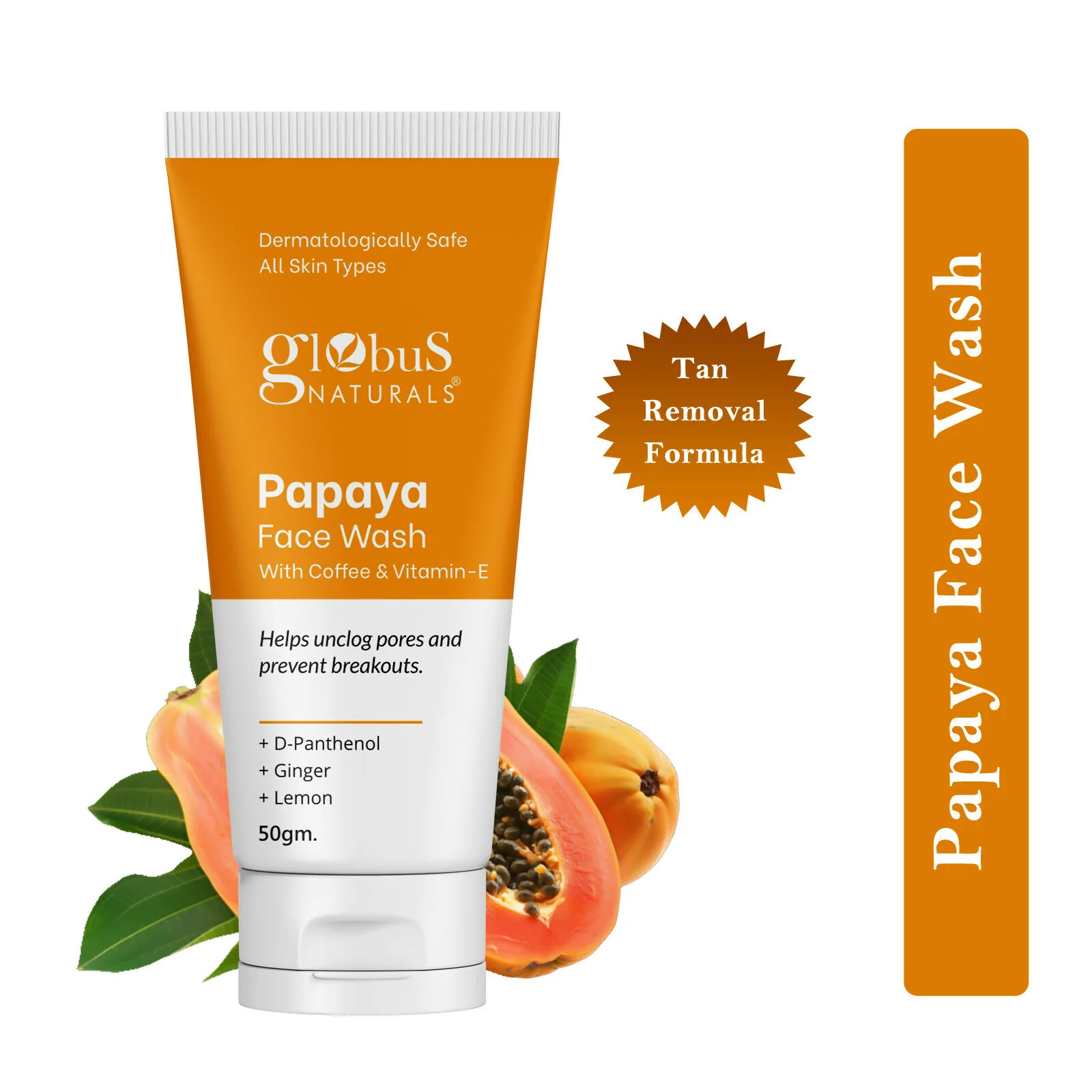 Globus Naturals Papaya Face Wash with Coffee & Vitamin-E - Image 8