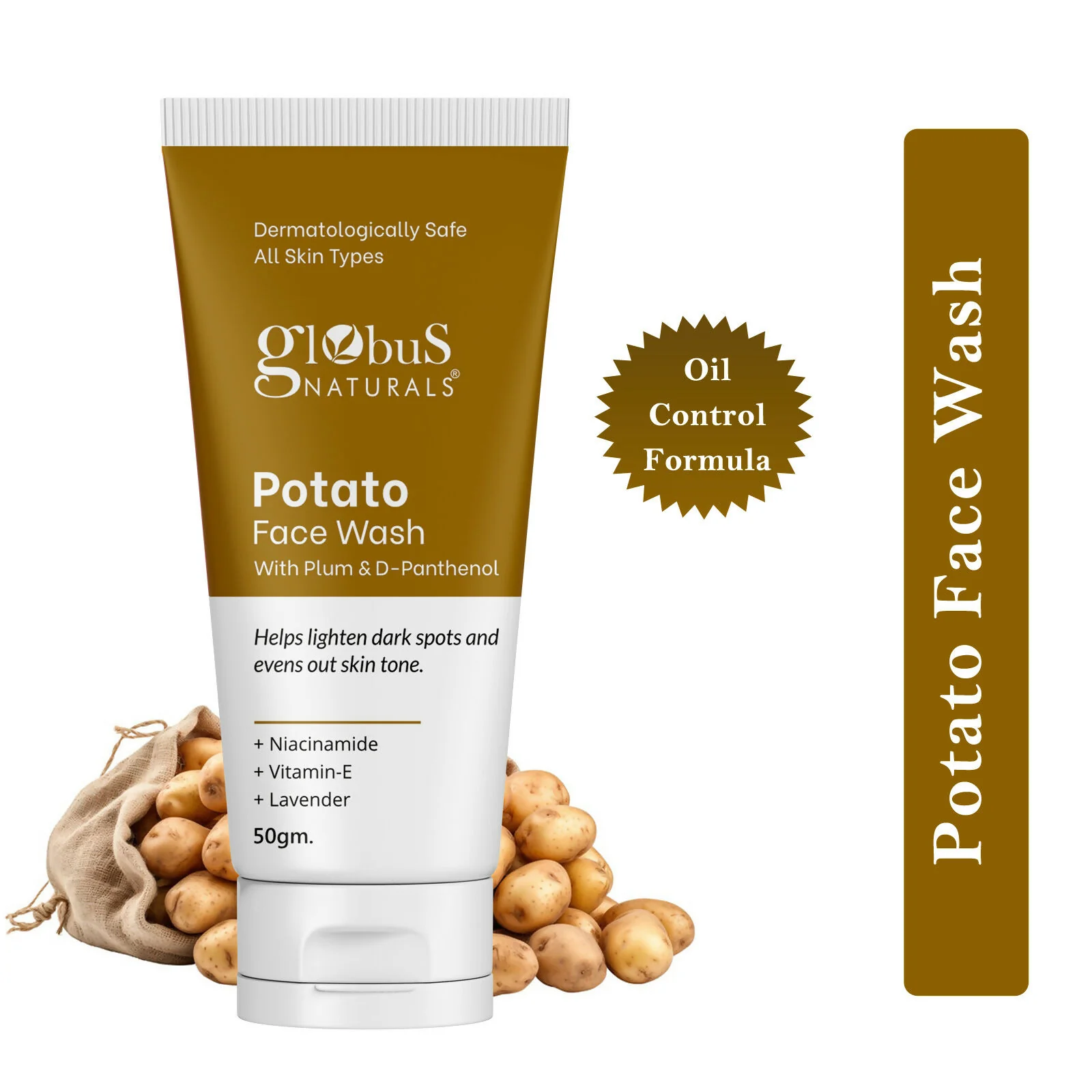 Globus Naturals Potato Face Wash with Plum & D-Panthenol - Image 10