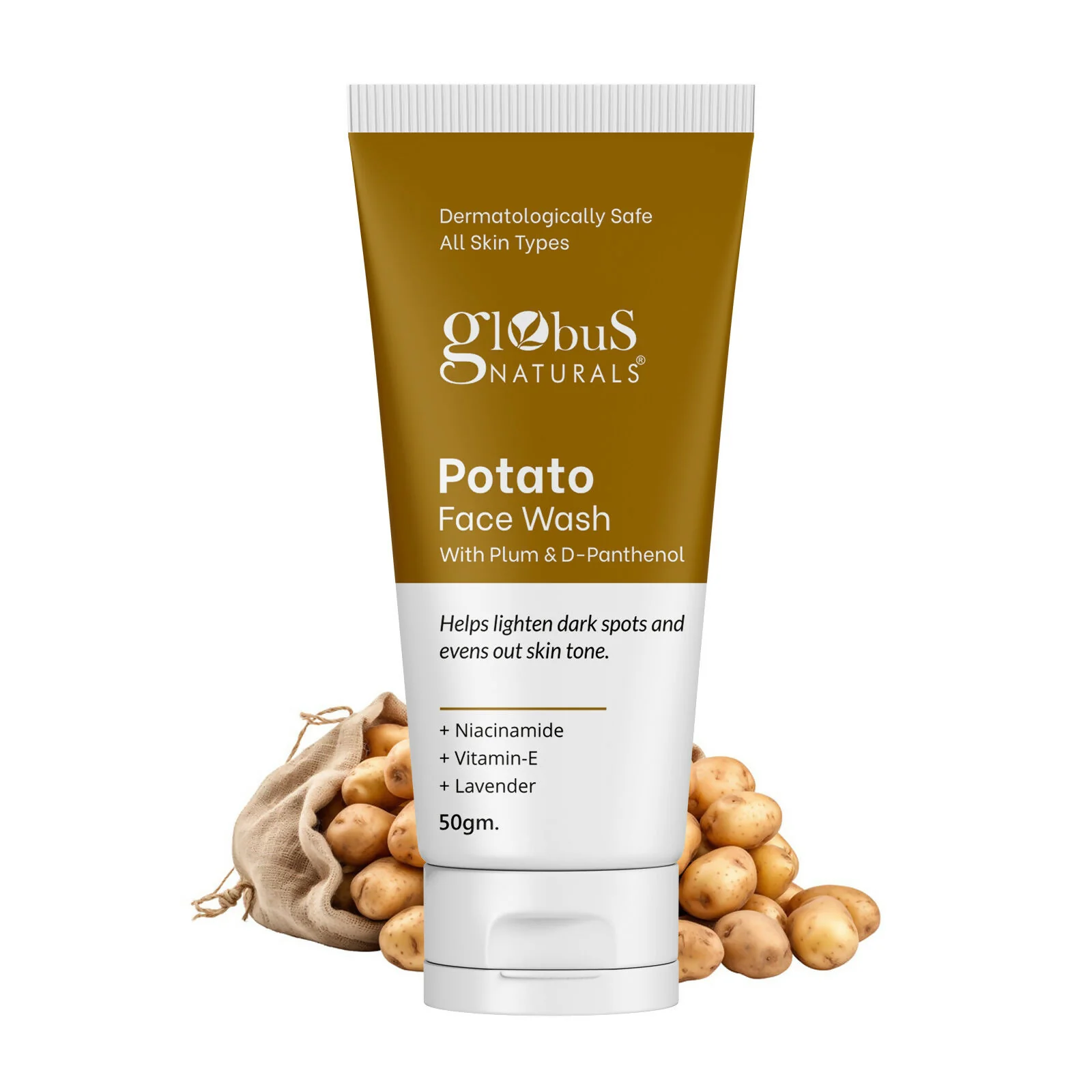 Globus Naturals Potato Face Wash with Plum & D-Panthenol - Image 2