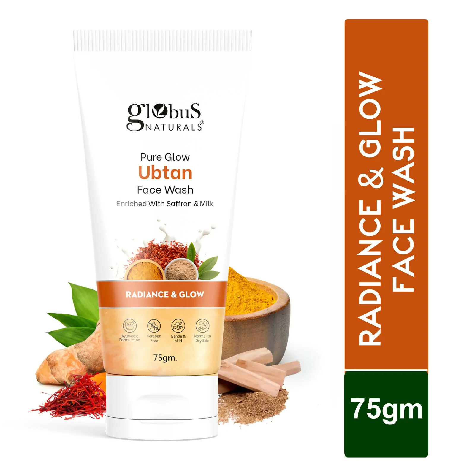 Globus Naturals Pure Glow Ubtan Face Wash - Image 2