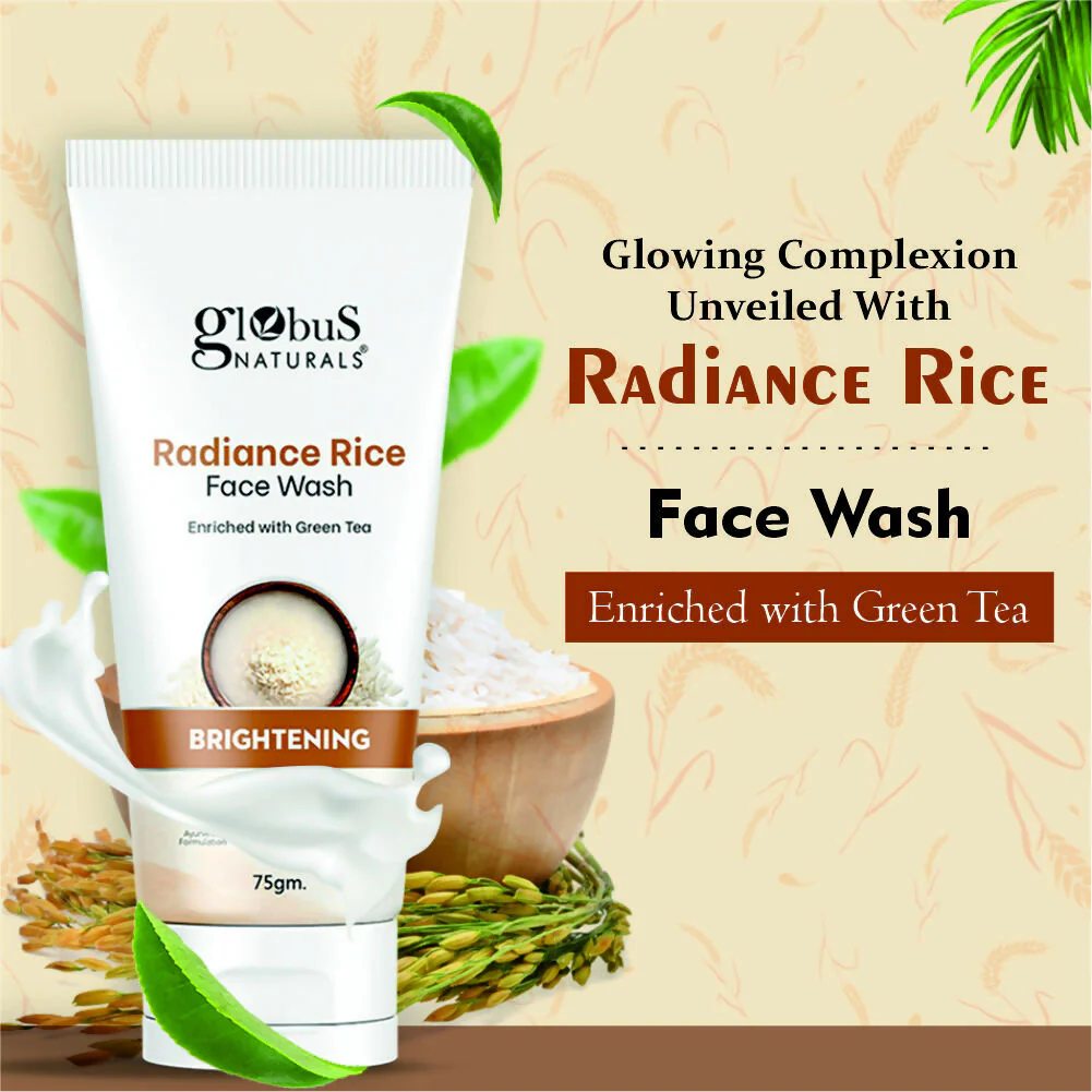 Globus Naturals Radiance Rice Face Wash - Image 3