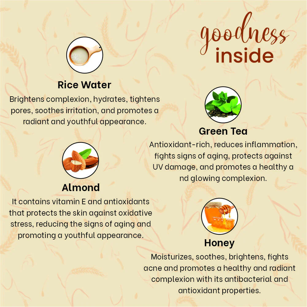 Globus Naturals Radiance Rice Face Wash - Image 5