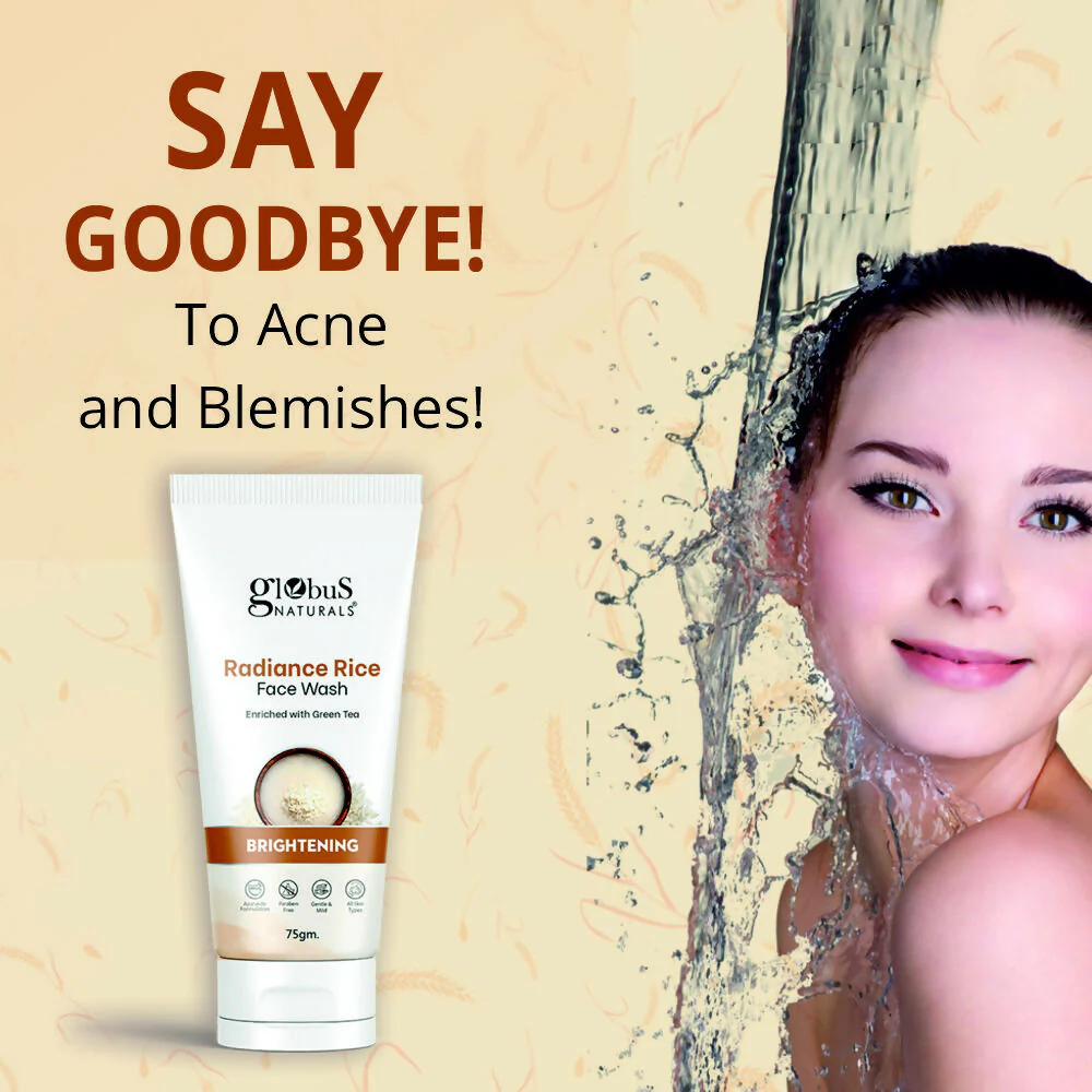 Globus Naturals Radiance Rice Face Wash - Image 9
