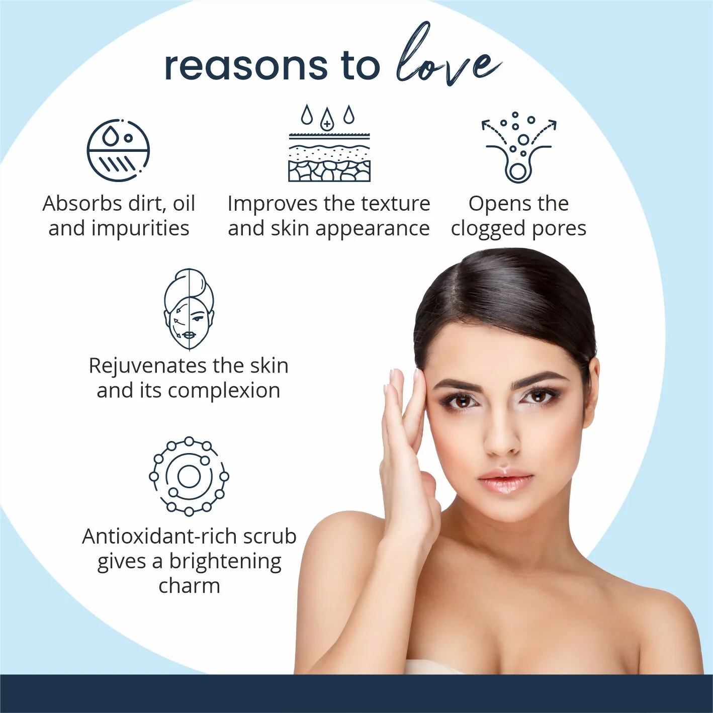Globus Naturals Revival Diamond Face Scrub, Suitable For All Skin Types - Image 3
