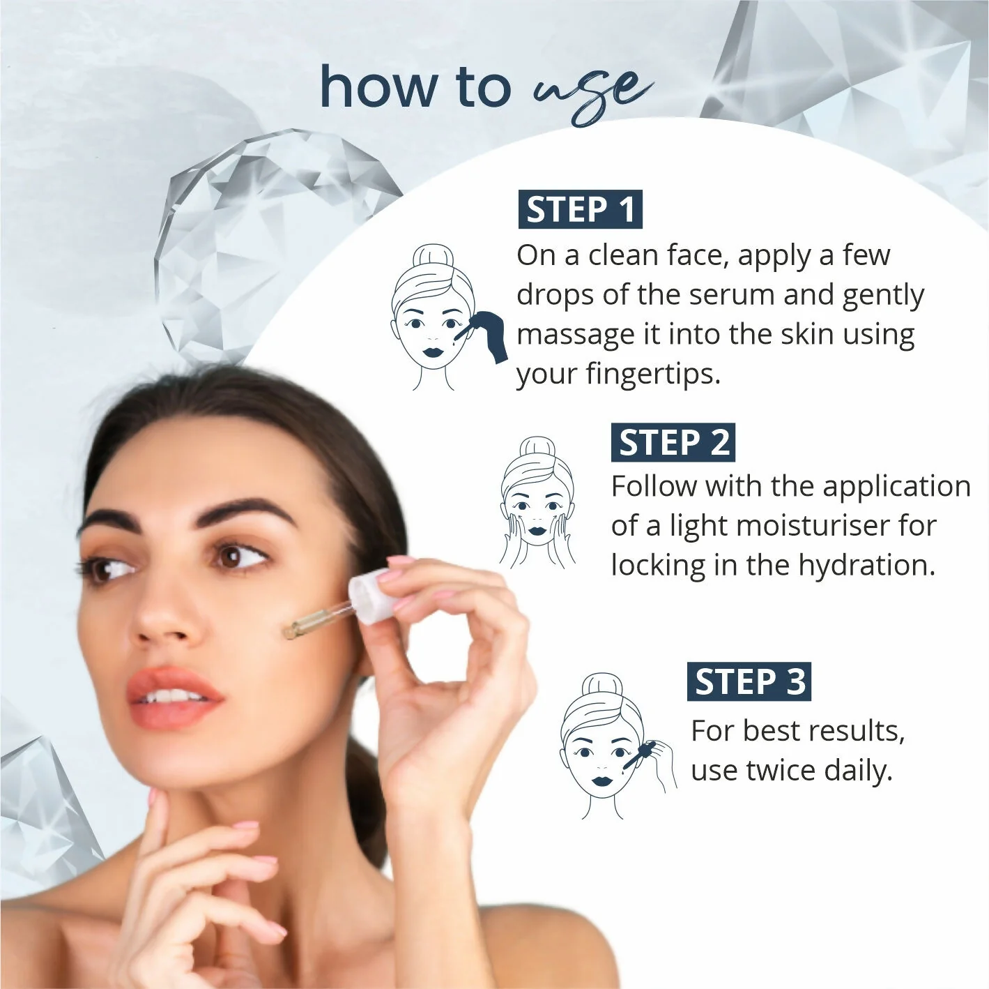 Globus Naturals Revival Diamond Shine Boosting & Anti Ageing Face Serum - Image 5