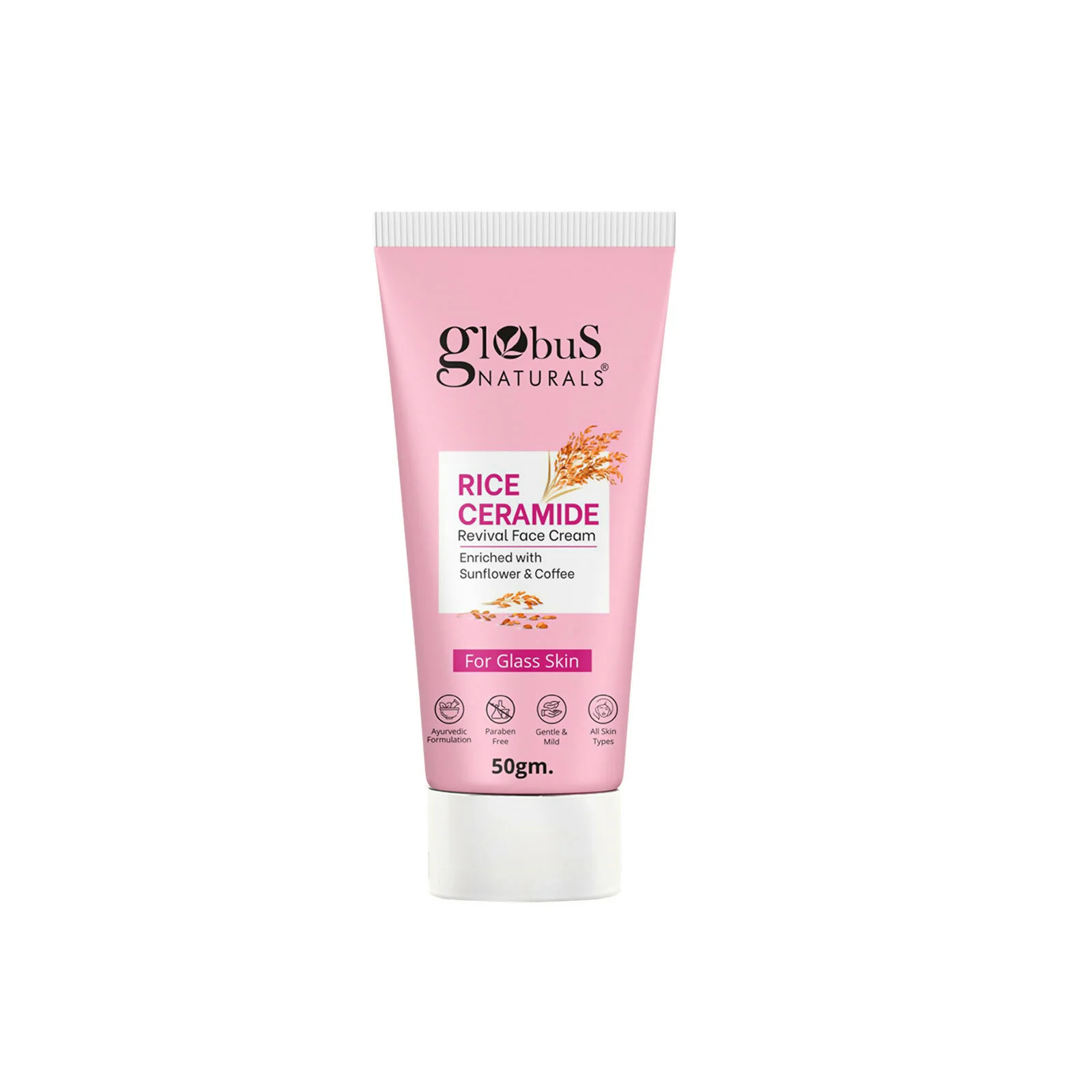Globus Naturals Rice Ceramide Revival Face Cream