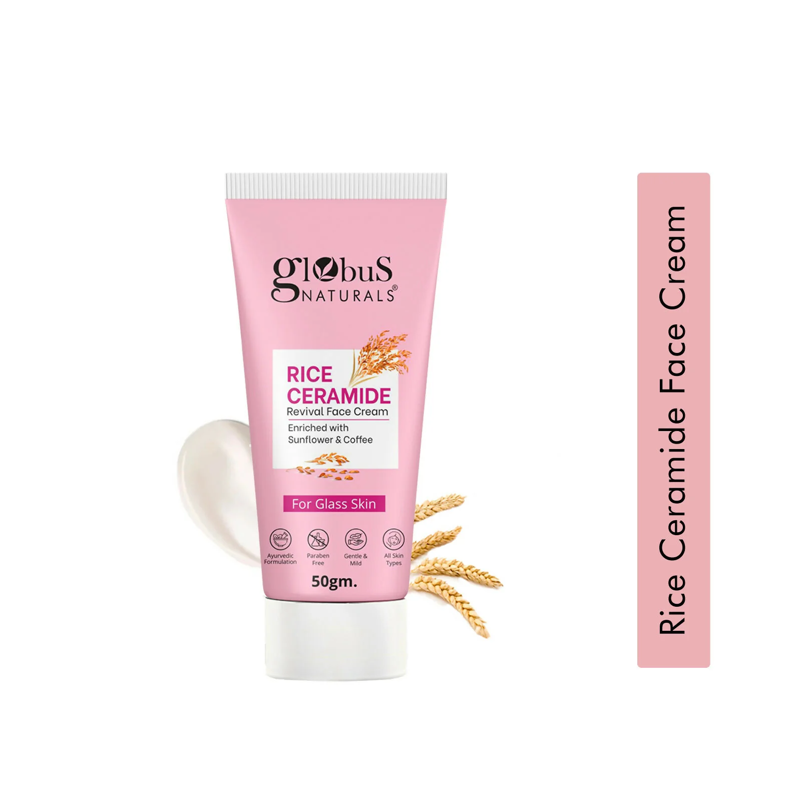 Globus Naturals Rice Ceramide Revival Face Cream - Image 3