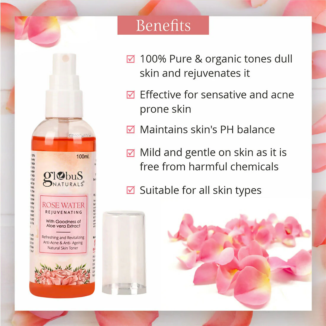 Globus Naturals Rose Toner - Image 6