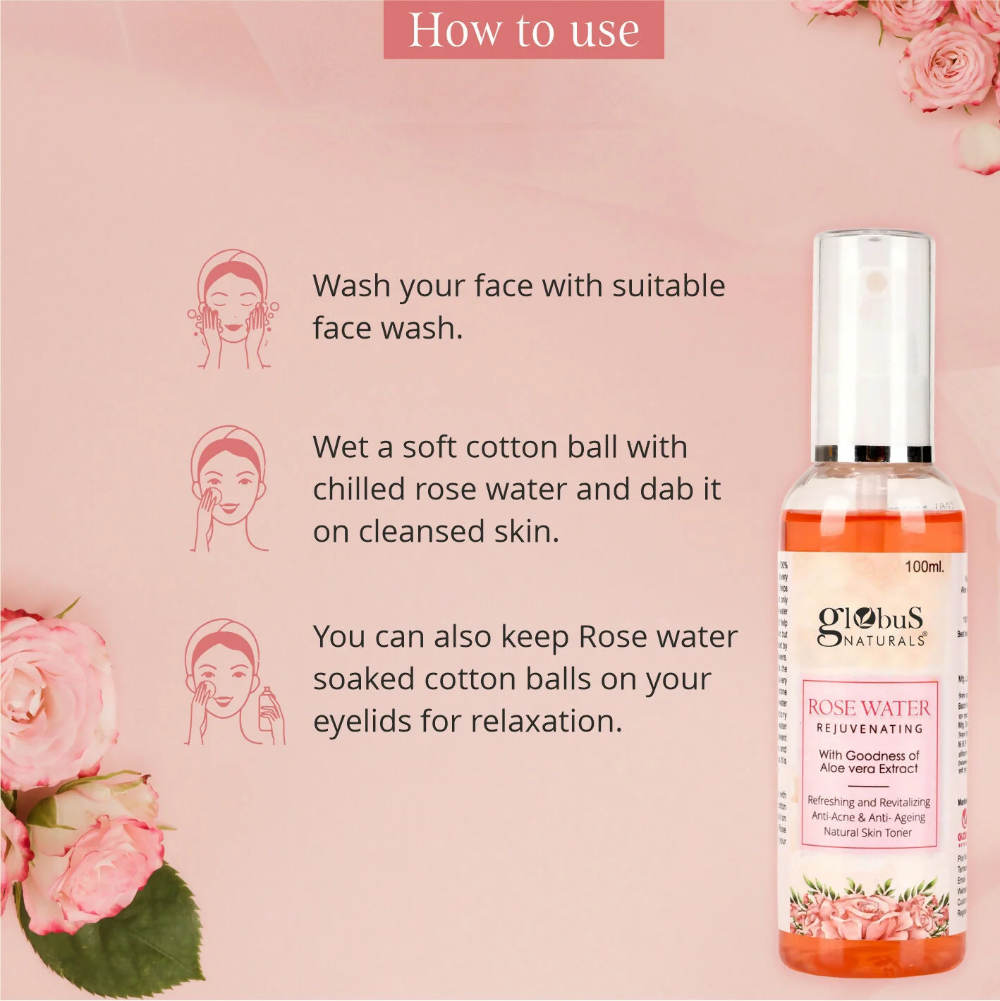 Globus Naturals Rose Toner - Image 7