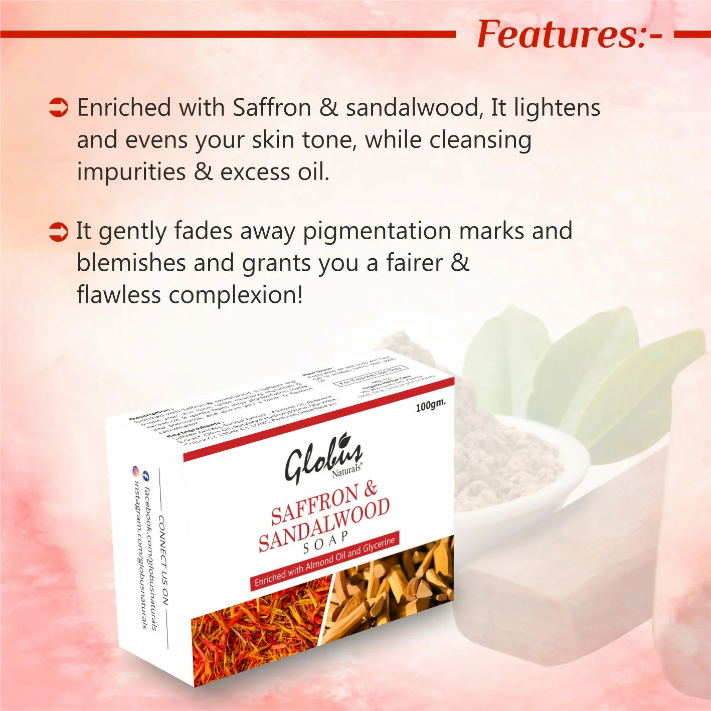 Globus Naturals Sandalwood Soap - Image 4