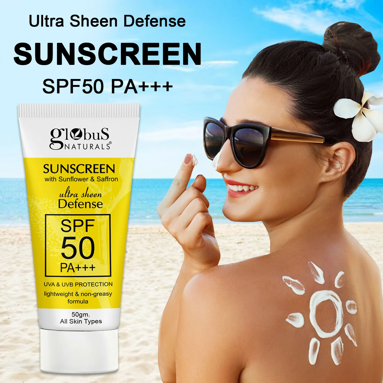 Globus Naturals Sunscreen with Ultra Sheen Defense - Image 4