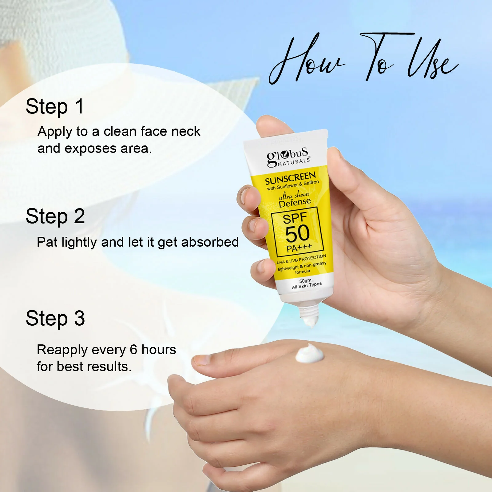 Globus Naturals Sunscreen with Ultra Sheen Defense - Image 7