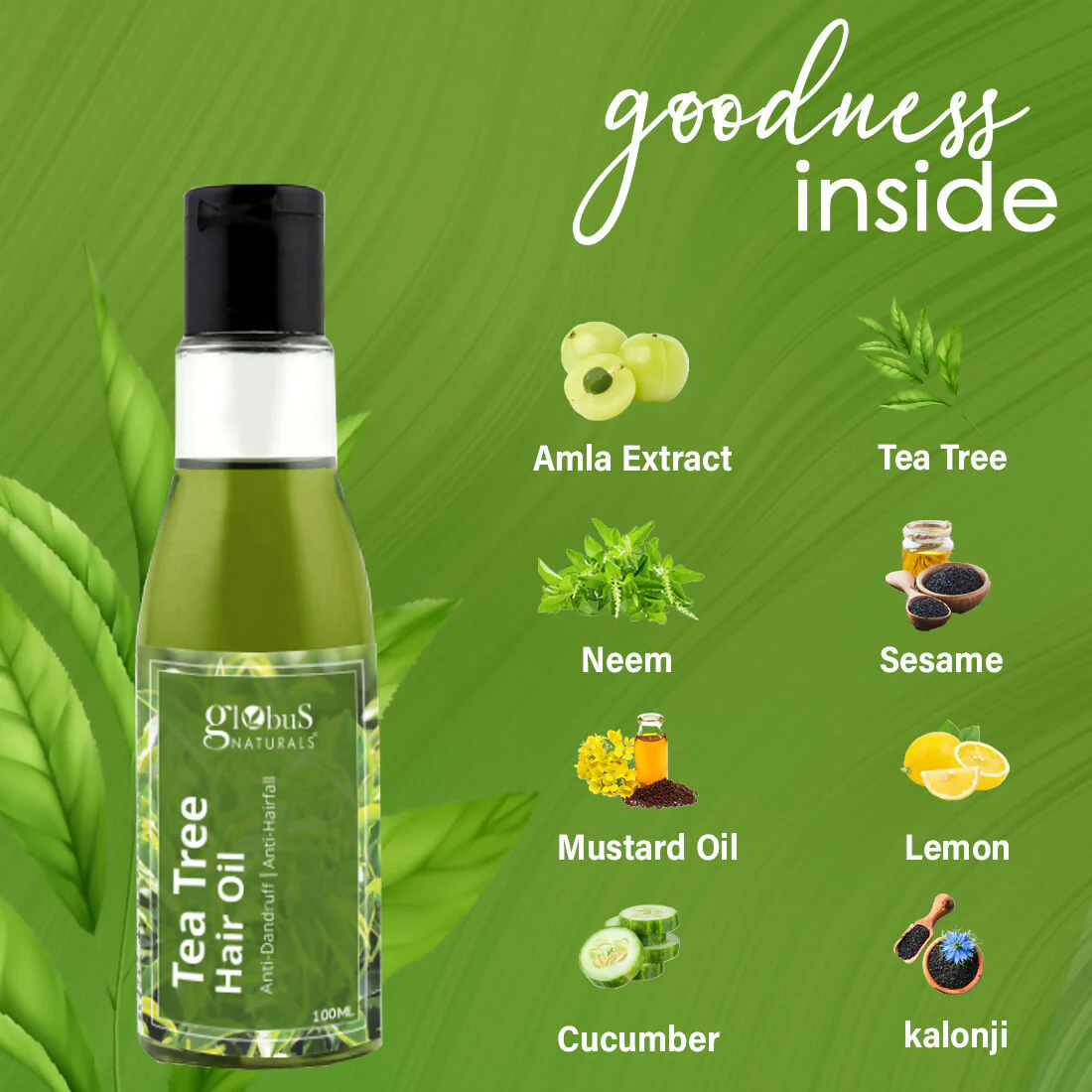 Globus Naturals Tea Tree Hair Oil - Image 4