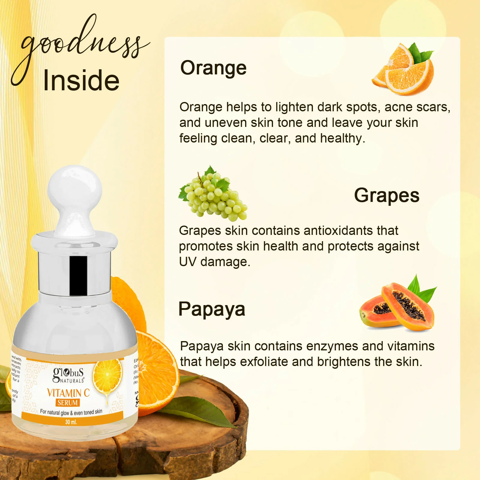 Globus Naturals Vitamin C Face Serum - Image 7