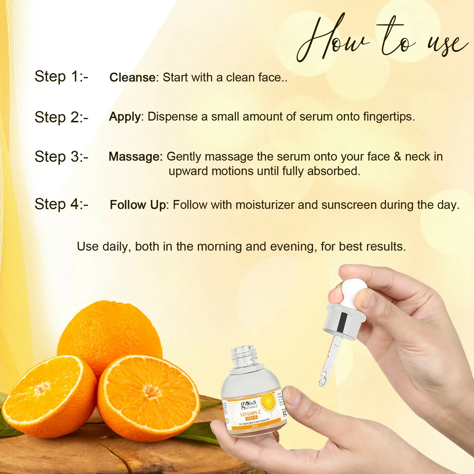 Globus Naturals Vitamin C Face Serum - Image 9
