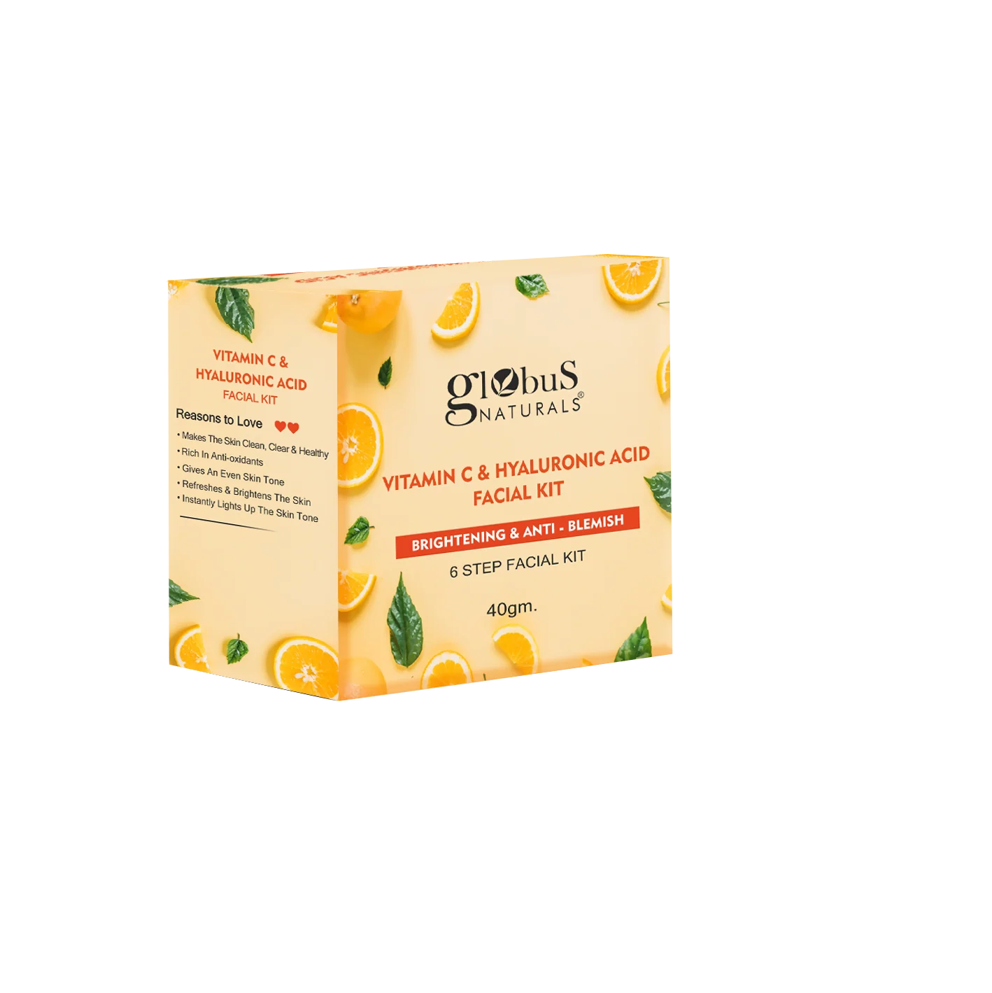 Globus Naturals Vitamin C & Hyaluronic Acid Facial Kit - Image 2