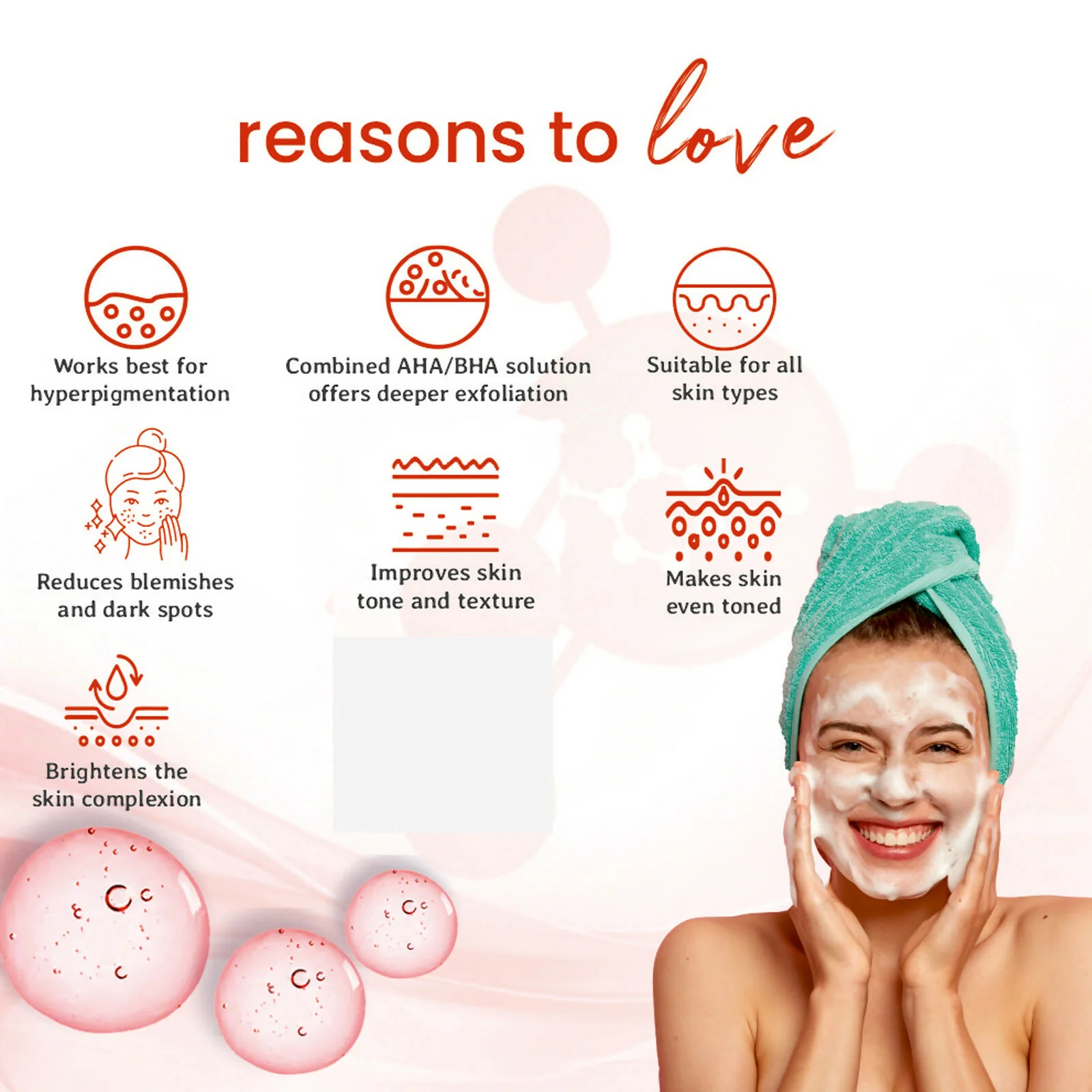 Globus Remedies AHA BHA & Kojic Acid Face Wash, For Skin Brightening - Image 4