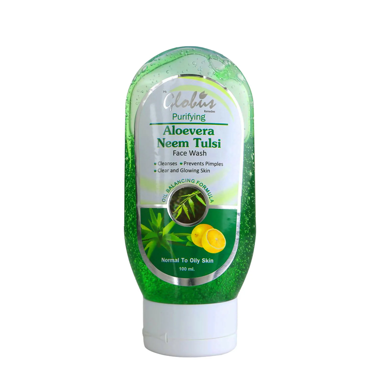Globus Remedies Aloe vera Neem Tulsi Face Wash - Image 2