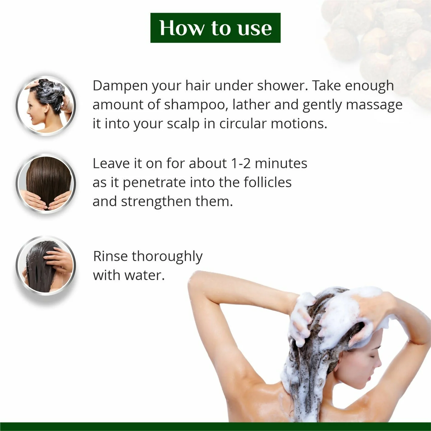 Globus Remedies Amla Reetha Shikakai Shampoo - Image 7