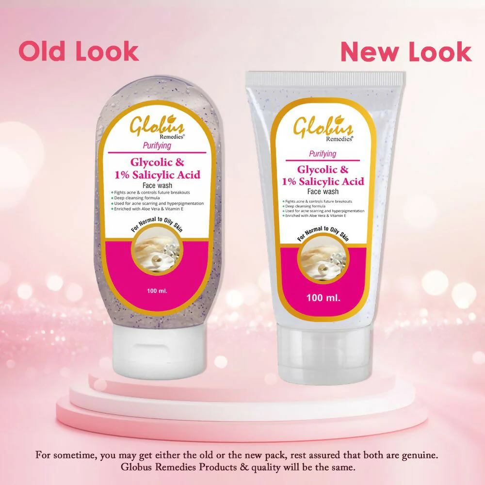 Globus Remedies Anti Acne Glycolic & 1% Salicylic Acid Face wash, For Oily & Acne Prone Skin - Image 7