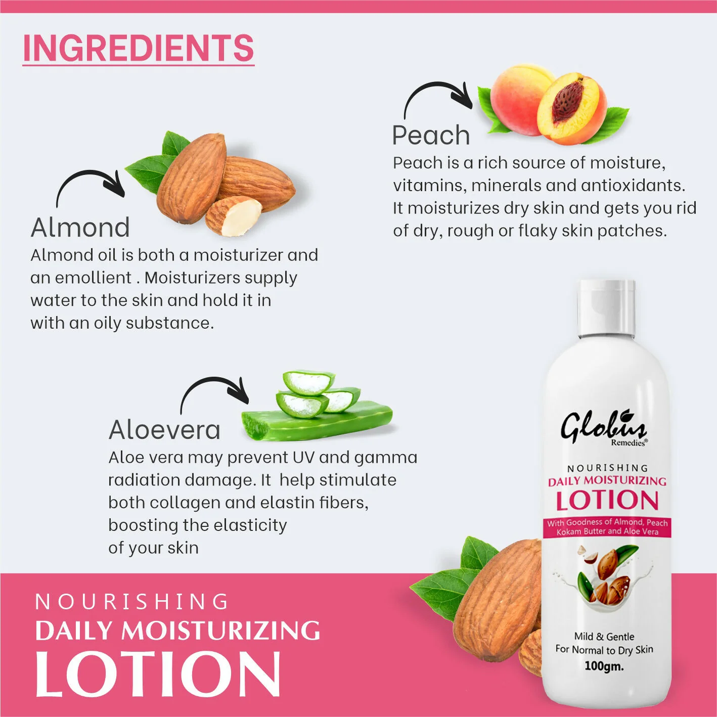Globus Remedies Daily Moisturising Body Lotion - Image 6
