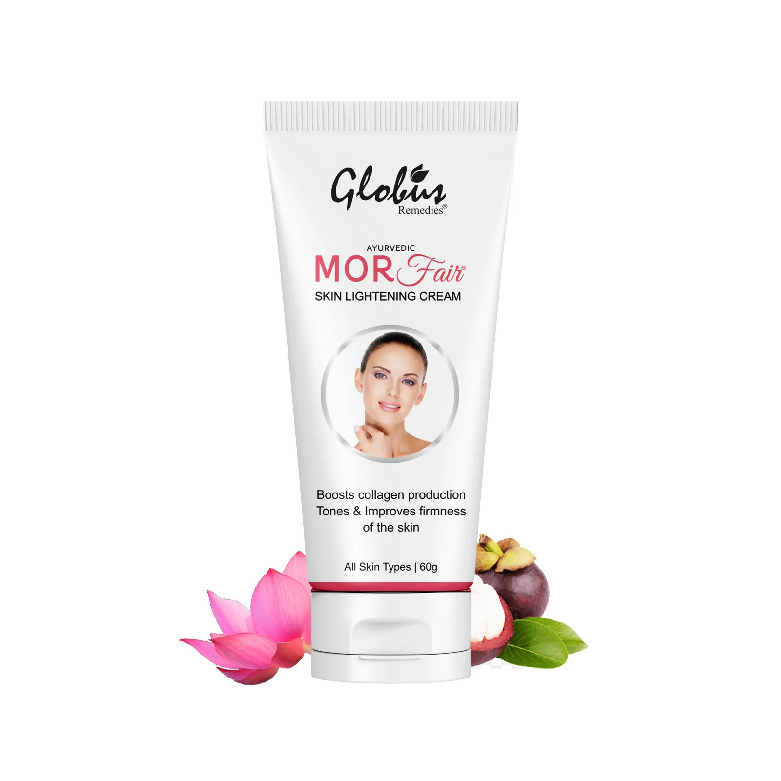 Globus Remedies Mor Fair Skin Lightening Cream, Enriched with Papaya & Orange - Image 4