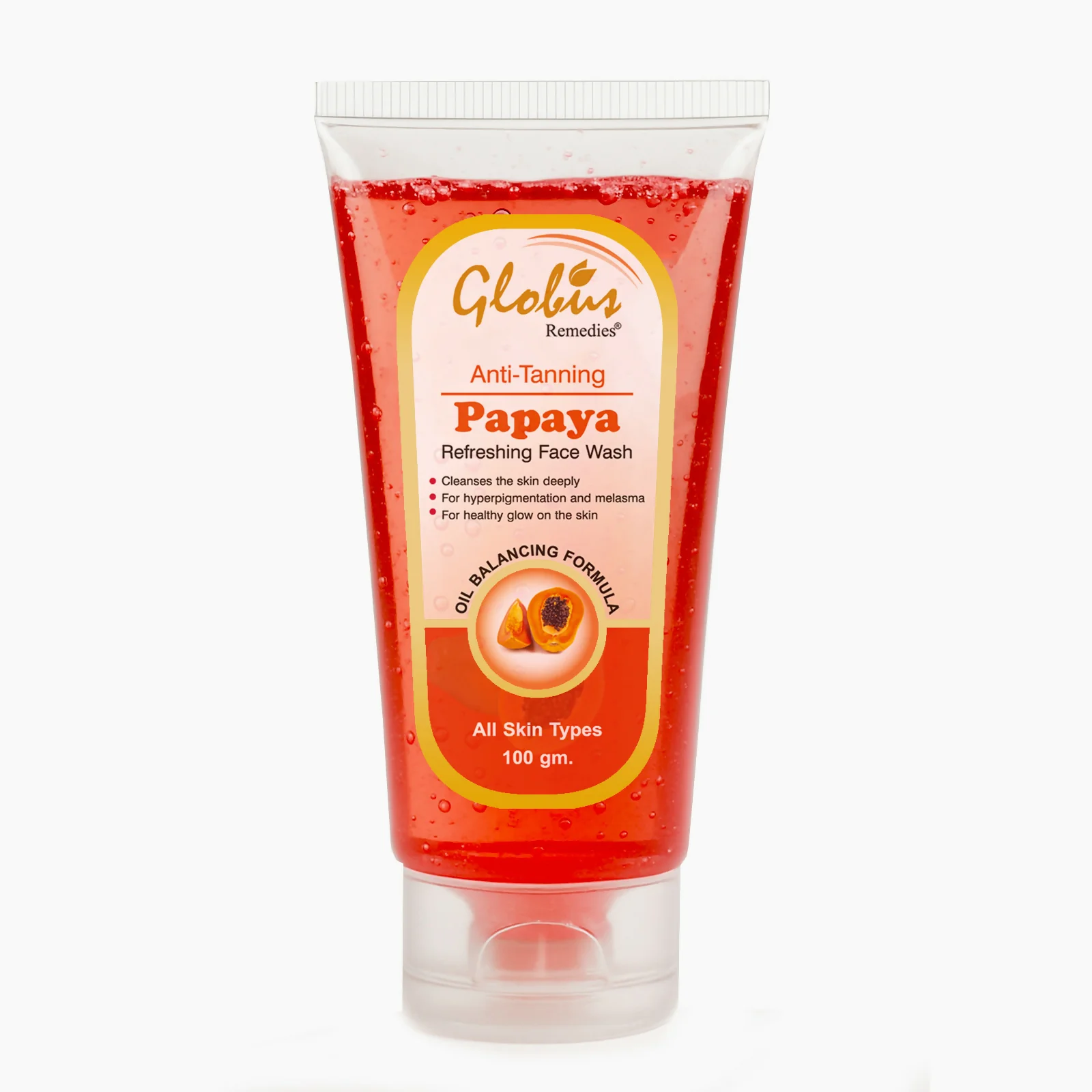 Globus Remedies Papaya Face Wash - Image 2