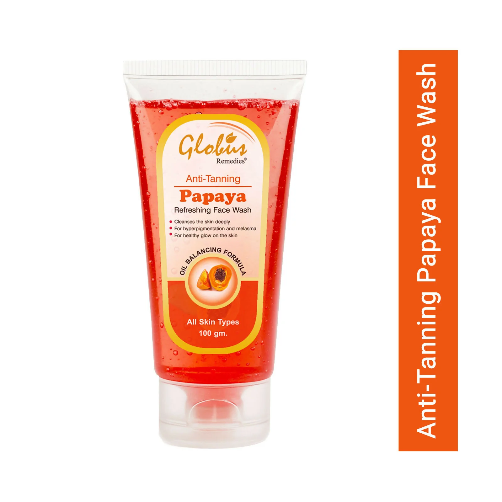 Globus Remedies Papaya Face Wash - Image 3