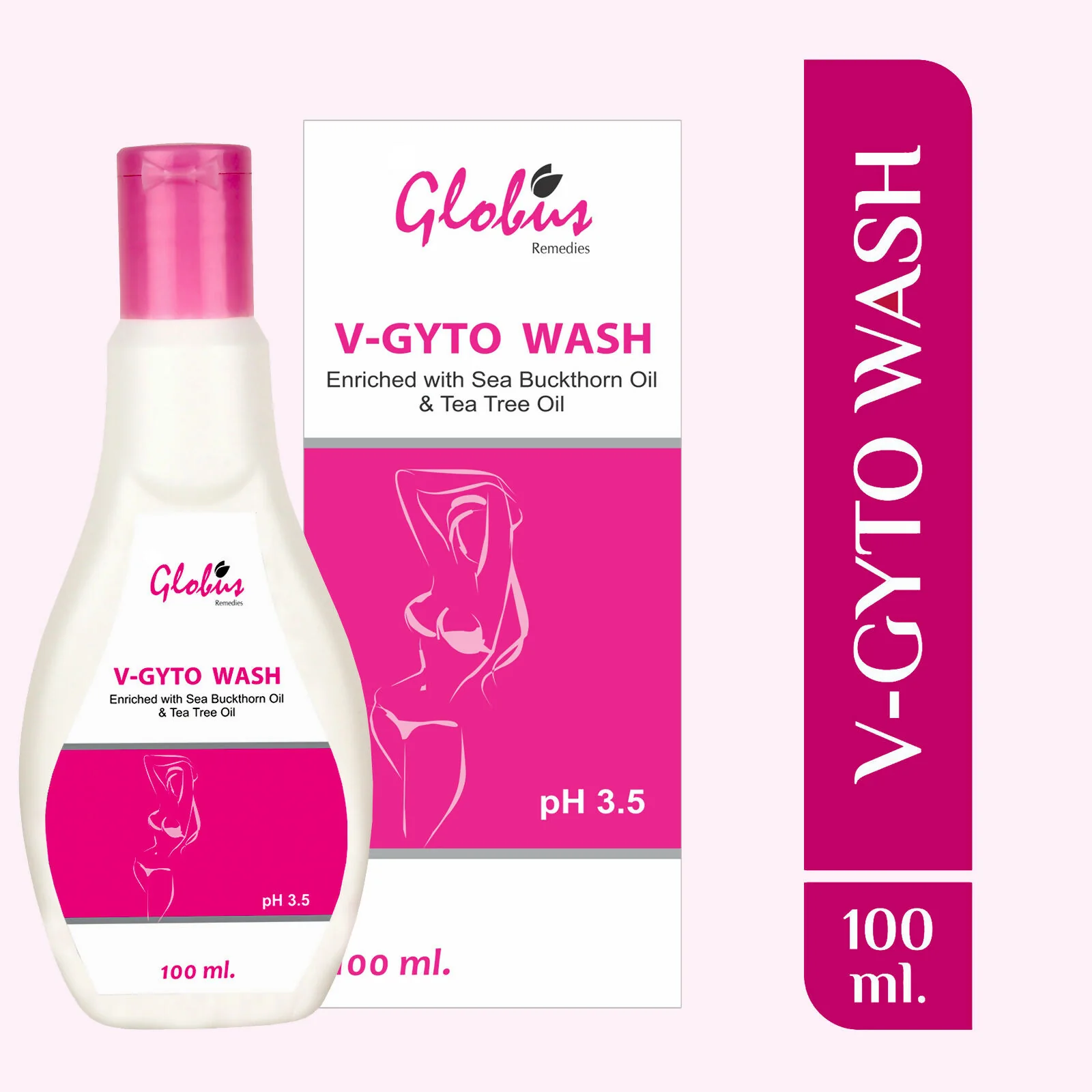 Globus Remedies V - Gyto wash enriched with Sea Buckthorn oil & Tea Tree oil - Image 3