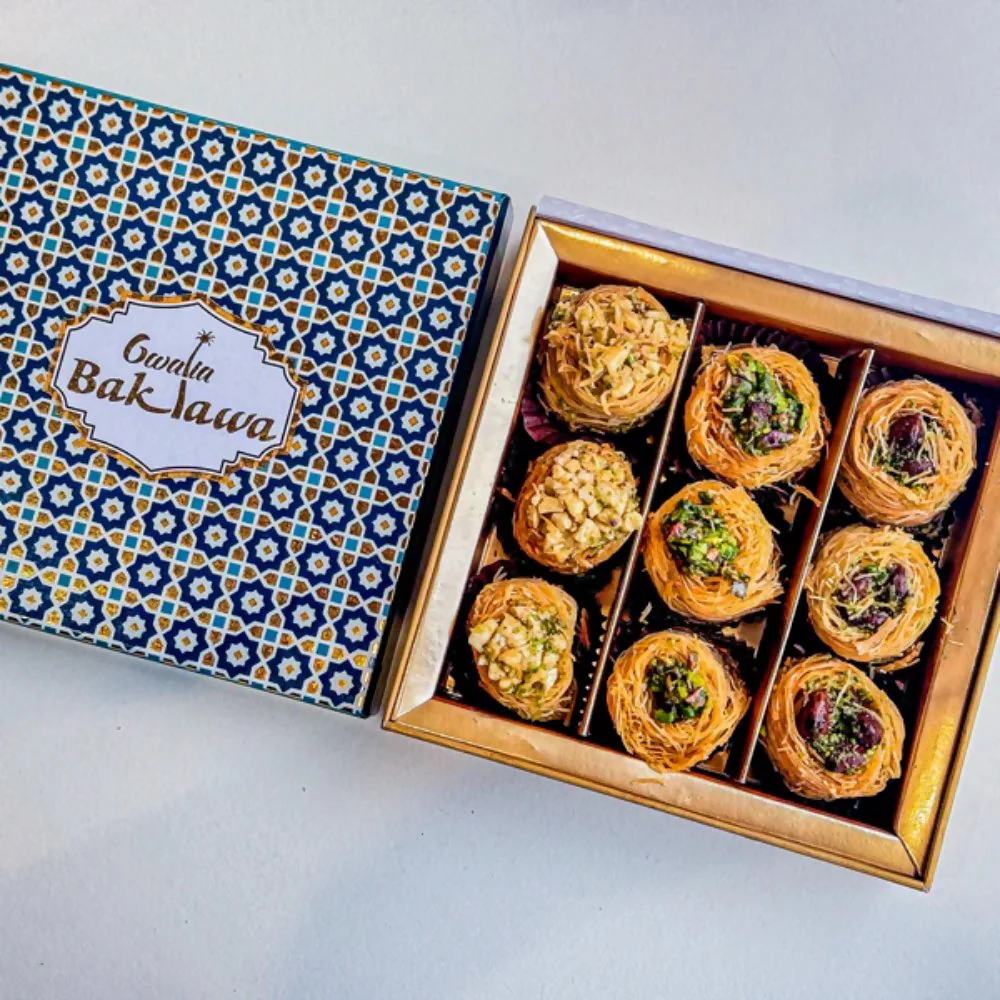 Gwalia Sweets Assorted Birdnest Baklawa Box - Image 2
